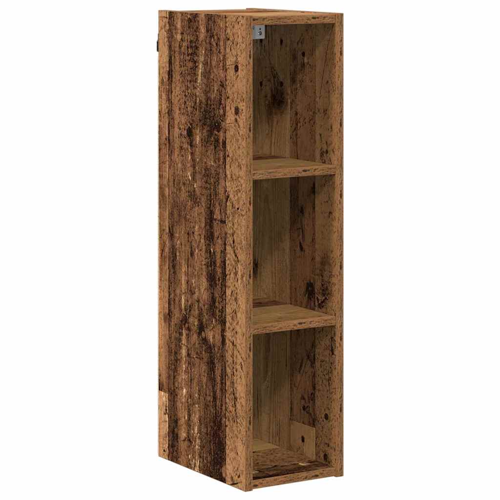 vidaXL Hängeschrank Altholz 20 x 29,5 x 80 cm Holzwerkstoff