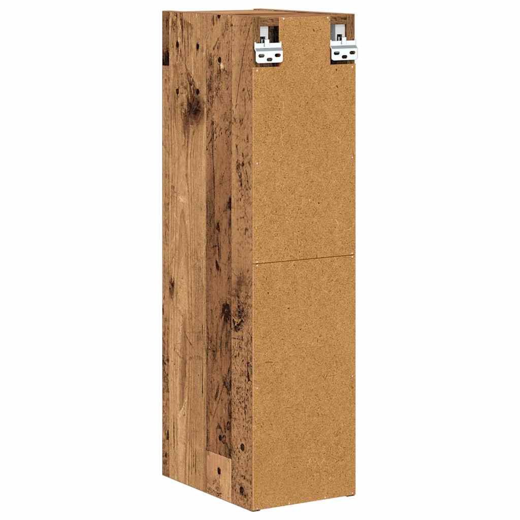 vidaXL Hängeschrank Altholz 20 x 29,5 x 80 cm Holzwerkstoff
