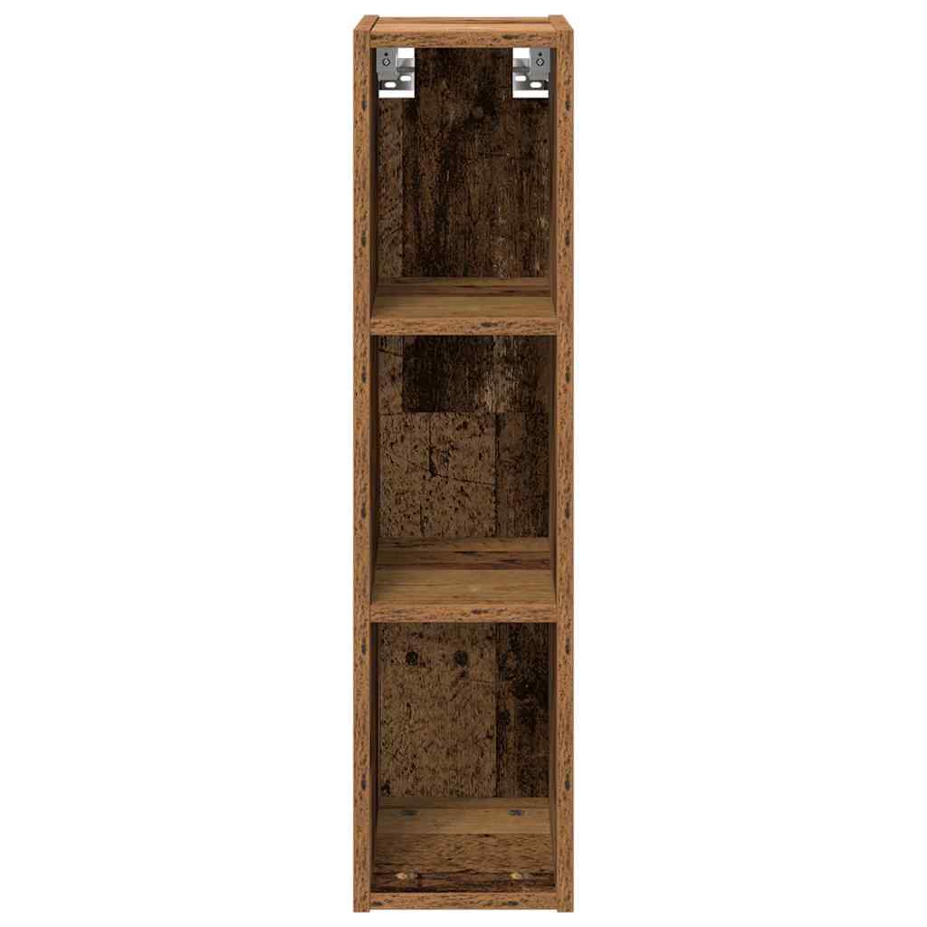 vidaXL Hängeschrank Altholz 20 x 29,5 x 80 cm Holzwerkstoff