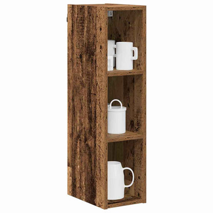 vidaXL Hängeschrank Altholz 20 x 29,5 x 80 cm Holzwerkstoff