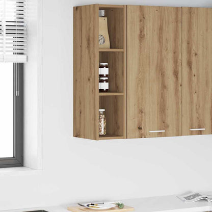 vidaXL Hängeschrank Artisan-Eiche 20 x 29,5 x 80 cm Holzwerkstoff