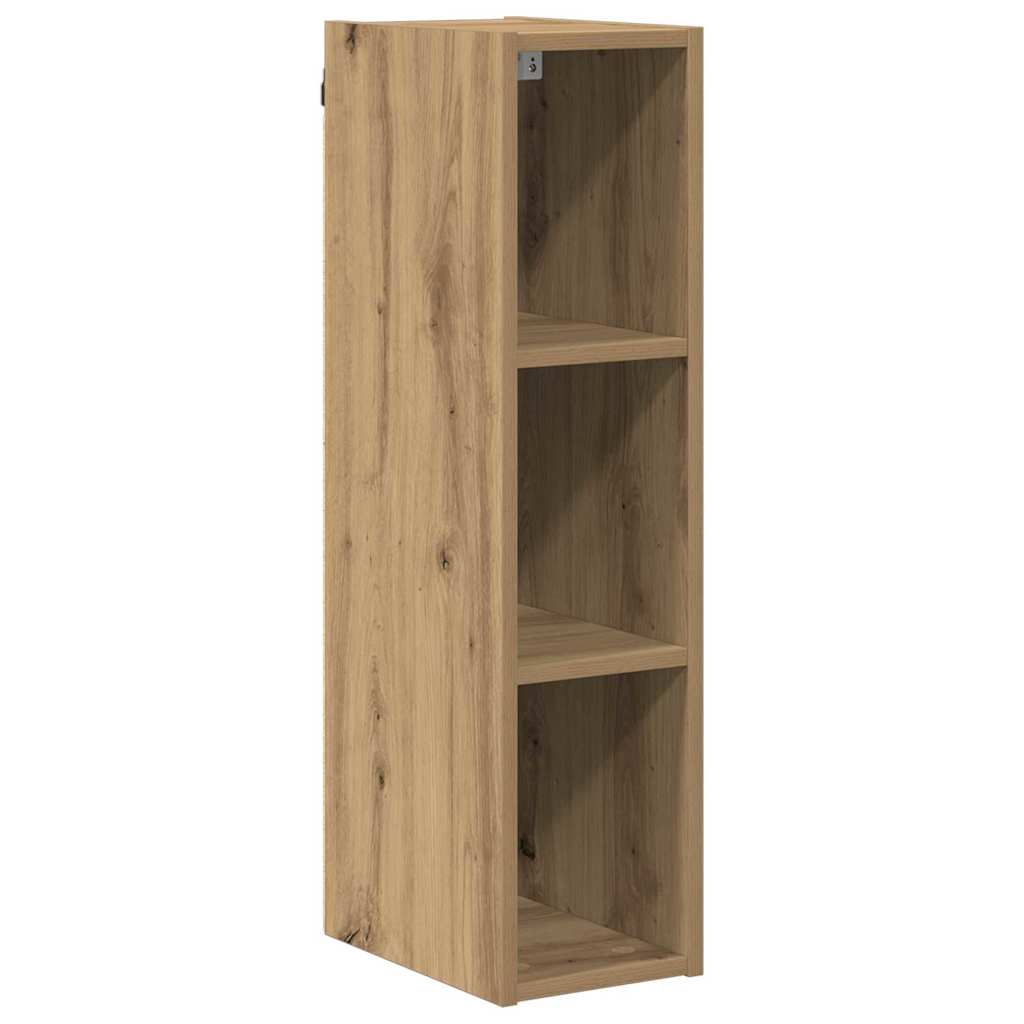 vidaXL Hängeschrank Artisan-Eiche 20 x 29,5 x 80 cm Holzwerkstoff