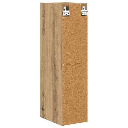 vidaXL Hängeschrank Artisan-Eiche 20 x 29,5 x 80 cm Holzwerkstoff