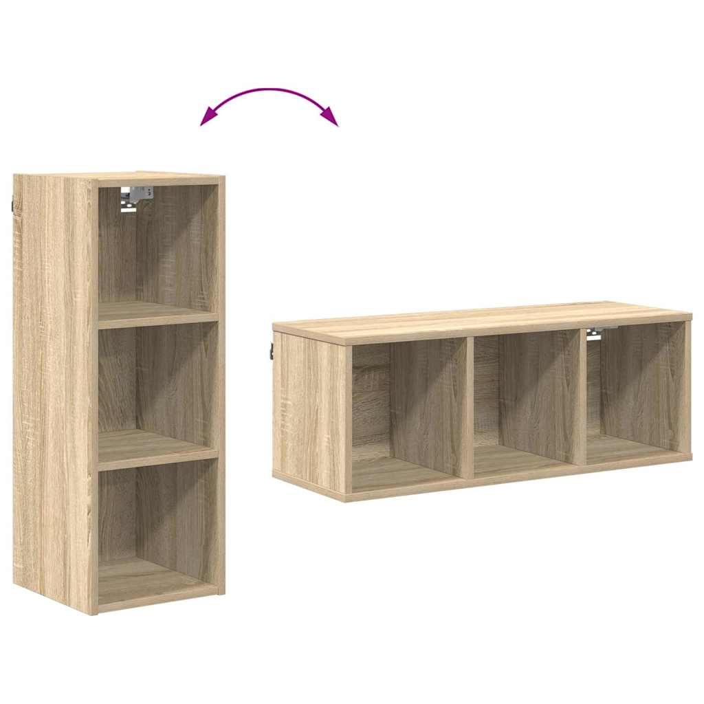 Hängeschrank Sonoma-Eiche 30 x 29,5 x 80 cm Holzwerkstoff