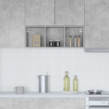 vidaXL Hängeschrank Beton Grau 30 x 29,5 x 80 cm Holzwerkstoff