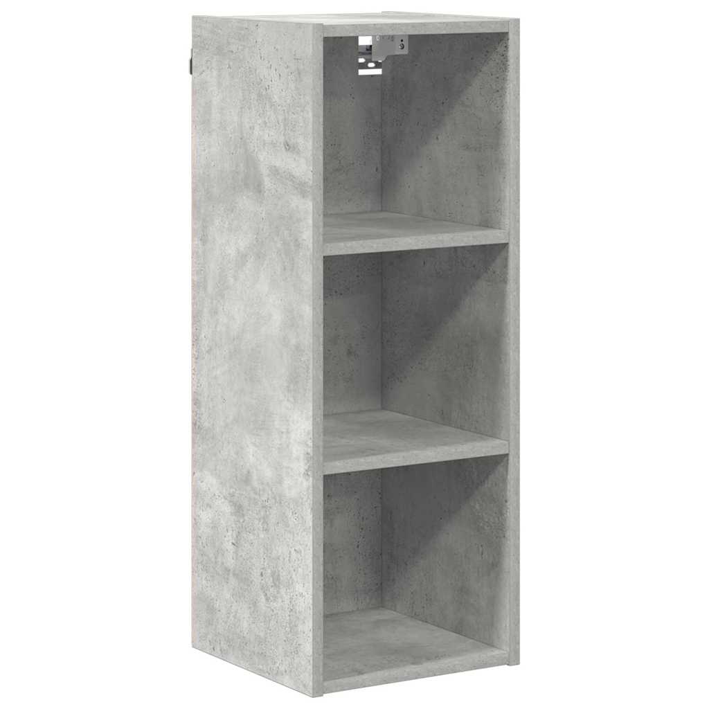 vidaXL Hängeschrank Beton Grau 30 x 29,5 x 80 cm Holzwerkstoff