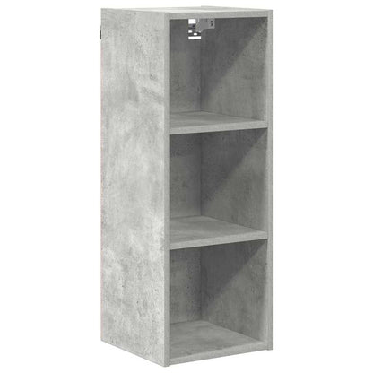 vidaXL Hängeschrank Beton Grau 30 x 29,5 x 80 cm Holzwerkstoff