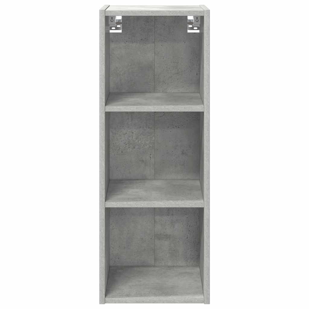 vidaXL Hängeschrank Beton Grau 30 x 29,5 x 80 cm Holzwerkstoff