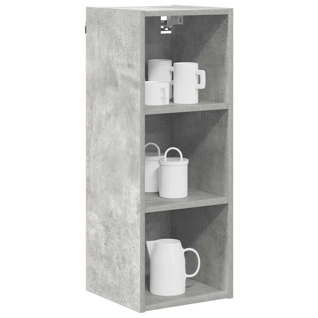 vidaXL Hängeschrank Beton Grau 30 x 29,5 x 80 cm Holzwerkstoff