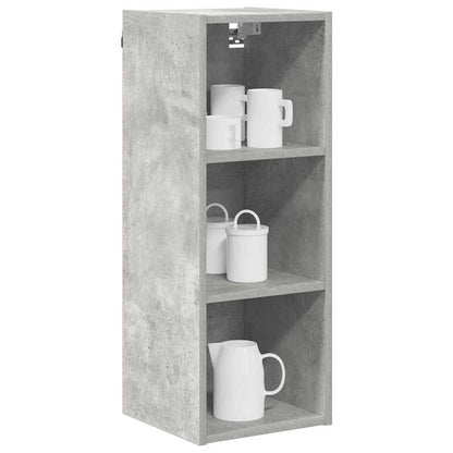 vidaXL Hängeschrank Beton Grau 30 x 29,5 x 80 cm Holzwerkstoff