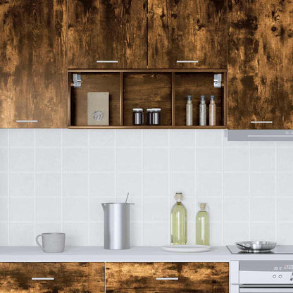 vidaXL Hängeschrank Geräucherte Eiche 30 x 29,5 x 80 cm Holzwerkstoff