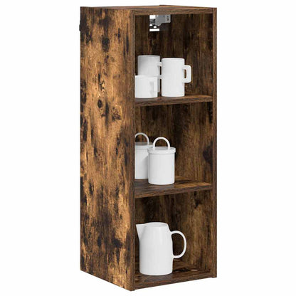 vidaXL Hängeschrank Geräucherte Eiche 30 x 29,5 x 80 cm Holzwerkstoff