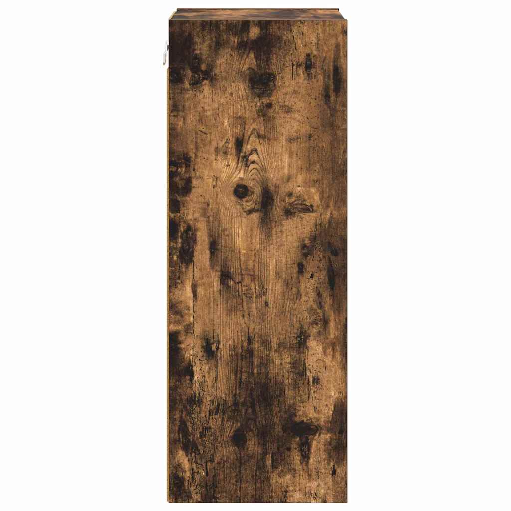 vidaXL Hängeschrank Geräucherte Eiche 30 x 29,5 x 80 cm Holzwerkstoff