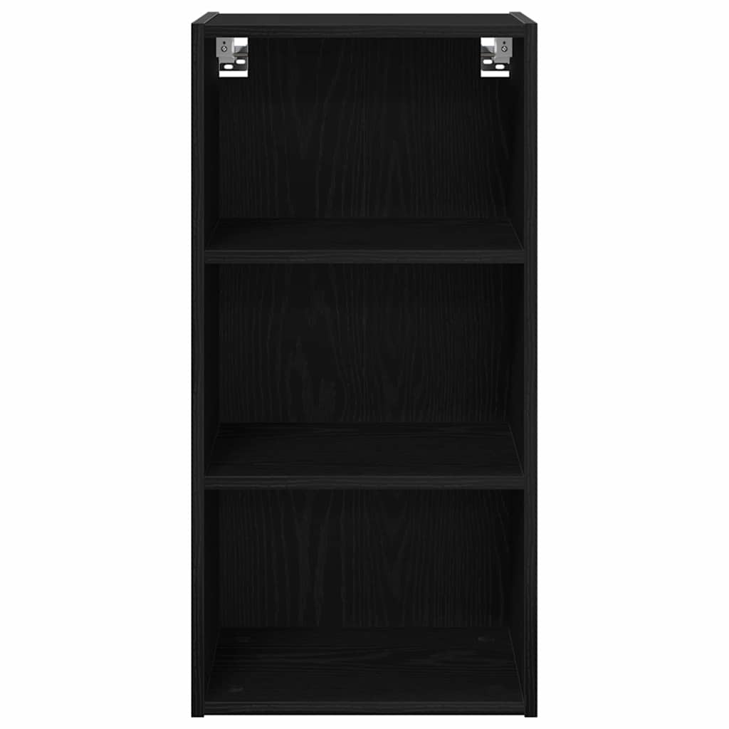 vidaXL Hängeschrank Schwarz Eichen-Optik 40 x 29,5 x 80 cm
