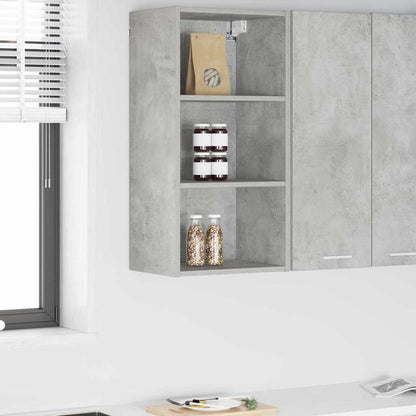 vidaXL Hängeschrank Beton Grau 40 x 29,5 x 80 cm Holzwerkstoff