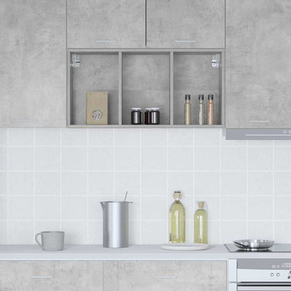 vidaXL Hängeschrank Beton Grau 40 x 29,5 x 80 cm Holzwerkstoff