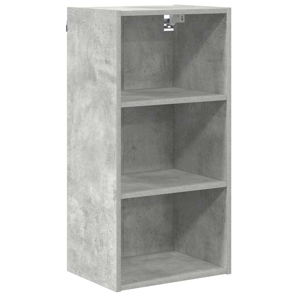 vidaXL Hängeschrank Beton Grau 40 x 29,5 x 80 cm Holzwerkstoff