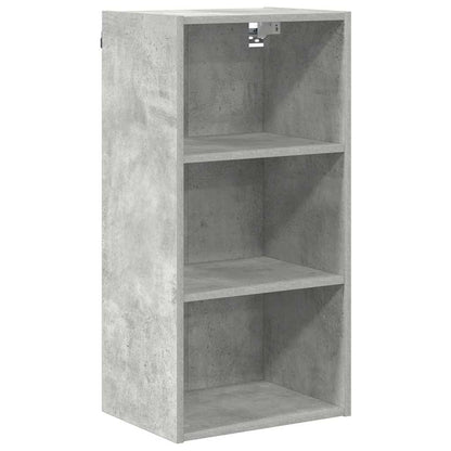vidaXL Hängeschrank Beton Grau 40 x 29,5 x 80 cm Holzwerkstoff
