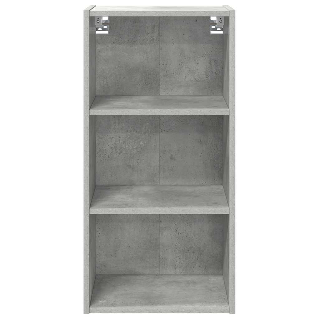 vidaXL Hängeschrank Beton Grau 40 x 29,5 x 80 cm Holzwerkstoff