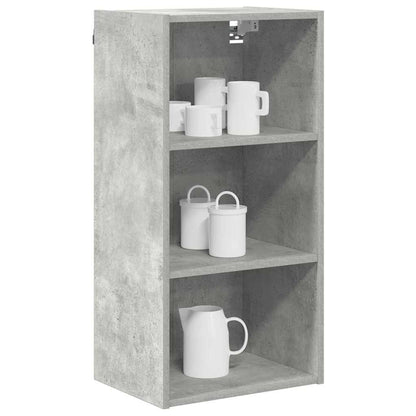 vidaXL Hängeschrank Beton Grau 40 x 29,5 x 80 cm Holzwerkstoff