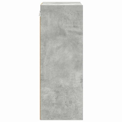 vidaXL Hängeschrank Beton Grau 40 x 29,5 x 80 cm Holzwerkstoff