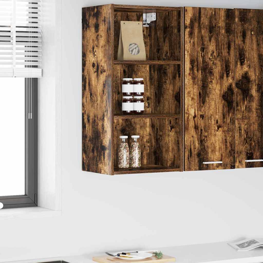 vidaXL Hängeschrank Geräucherte Eiche 40 x 29,5 x 80 cm Holzwerkstoff