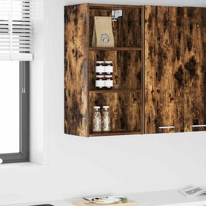 vidaXL Hängeschrank Geräucherte Eiche 40 x 29,5 x 80 cm Holzwerkstoff