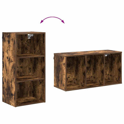 vidaXL Hängeschrank Geräucherte Eiche 40 x 29,5 x 80 cm Holzwerkstoff
