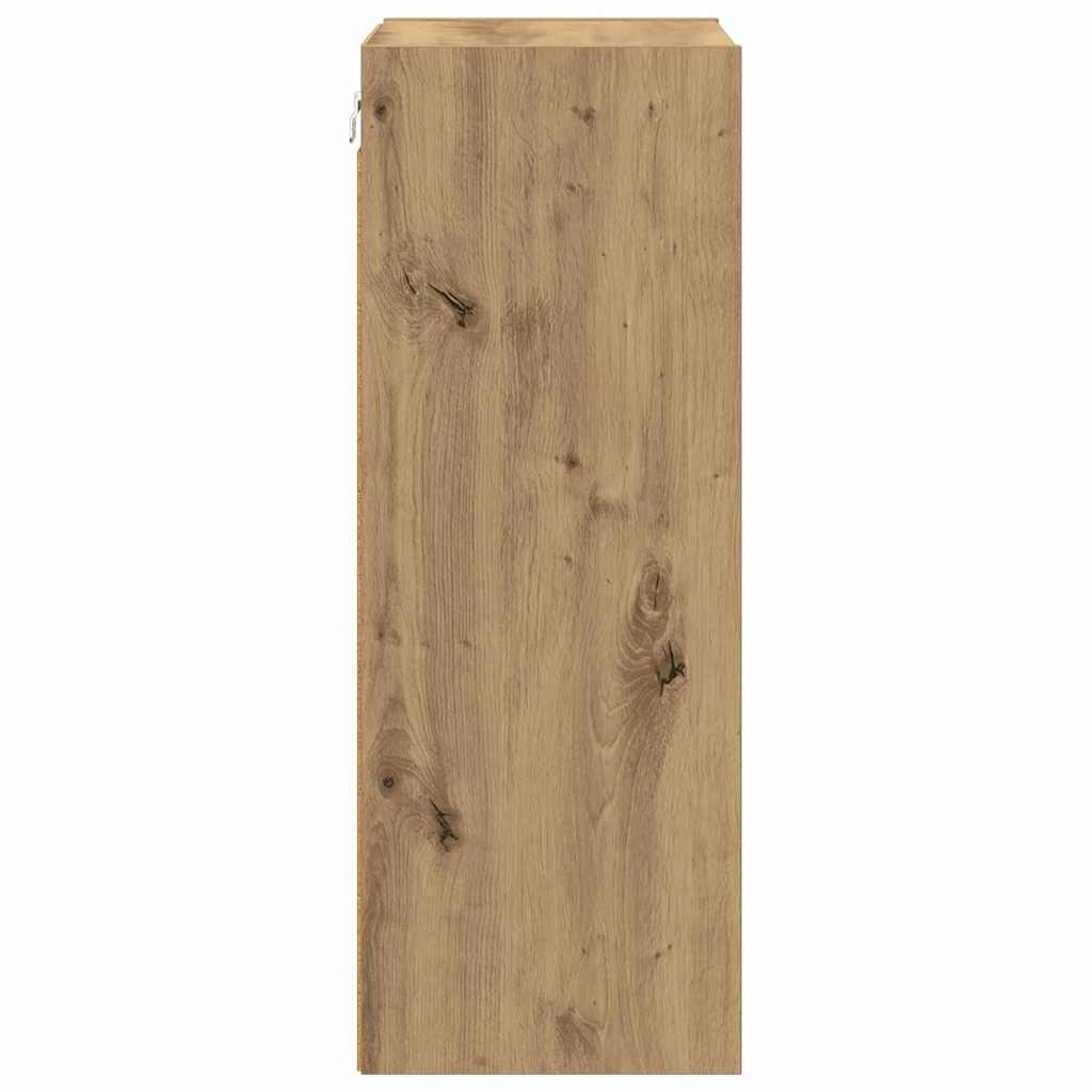 vidaXL Hängeschrank Artisan-Eiche 40 x 29,5 x 80 cm Holzwerkstoff