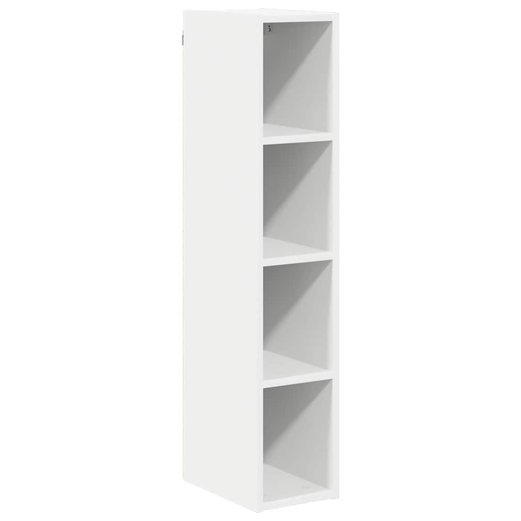vidaXL Hängeschrank mit Speicher Weiß 20 x 29,5 x 100 cm Holzwerkstoff