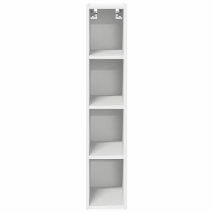 vidaXL Hängeschrank mit Speicher Weiß 20 x 29,5 x 100 cm Holzwerkstoff