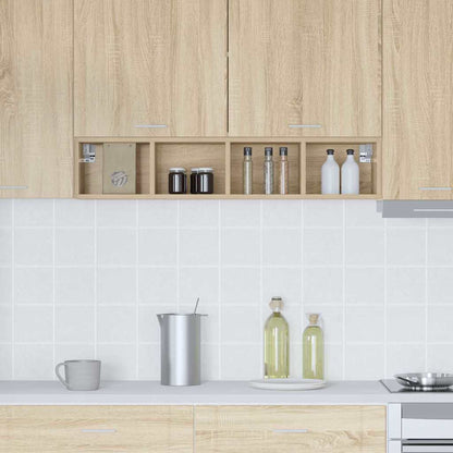 vidaXL Hängeschrank Sonoma-Eiche 20 x 29,5 x 100 cm Holzwerkstoff
