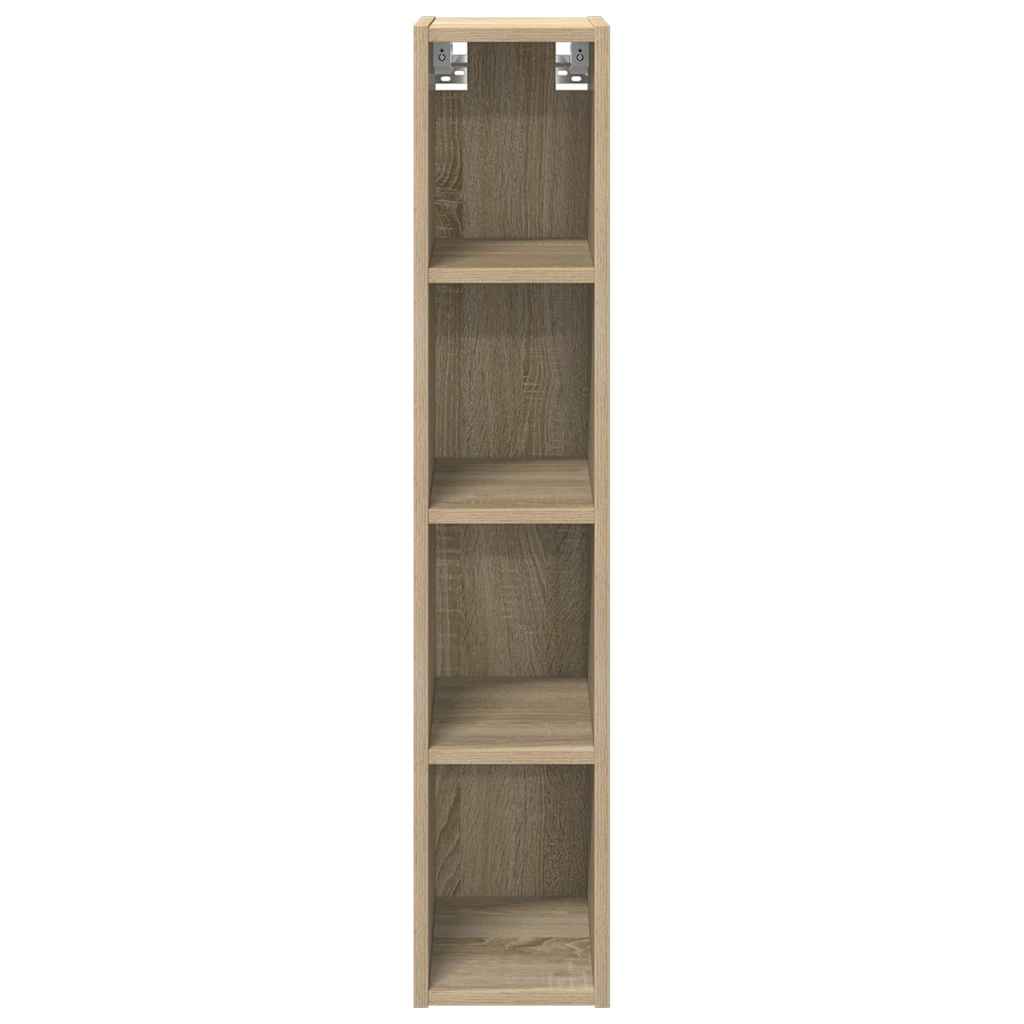 vidaXL Hängeschrank Sonoma-Eiche 20 x 29,5 x 100 cm Holzwerkstoff