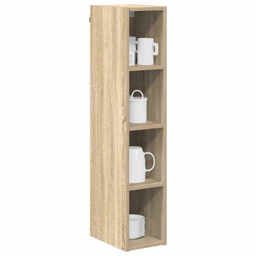 vidaXL Hängeschrank Sonoma-Eiche 20 x 29,5 x 100 cm Holzwerkstoff