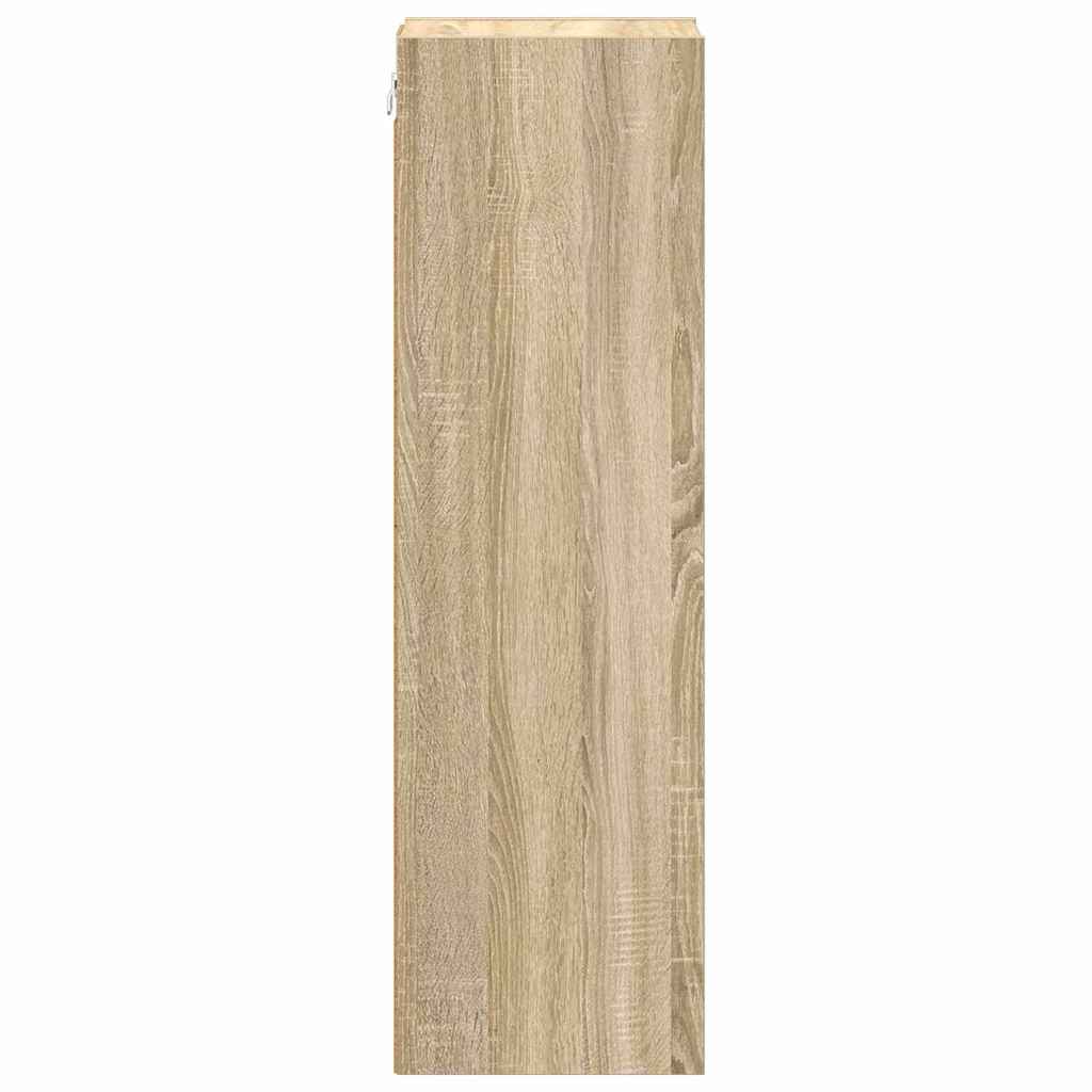 vidaXL Hängeschrank Sonoma-Eiche 20 x 29,5 x 100 cm Holzwerkstoff