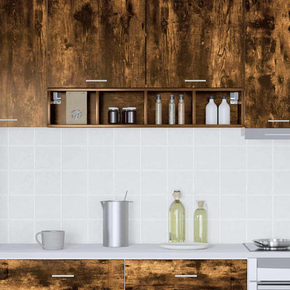 vidaXL Hängeschrank Geräucherte Eiche 20 x 29,5 x 100 cm Holzwerkstoff