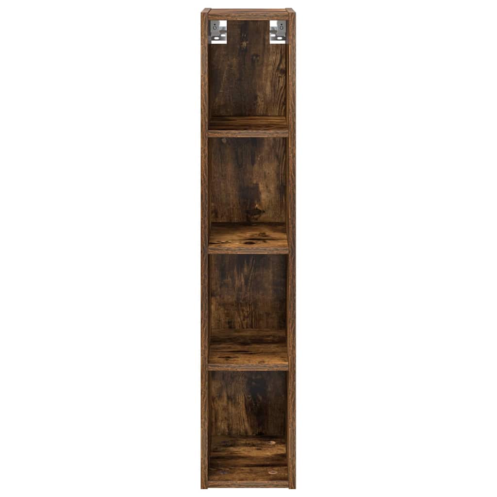 vidaXL Hängeschrank Geräucherte Eiche 20 x 29,5 x 100 cm Holzwerkstoff