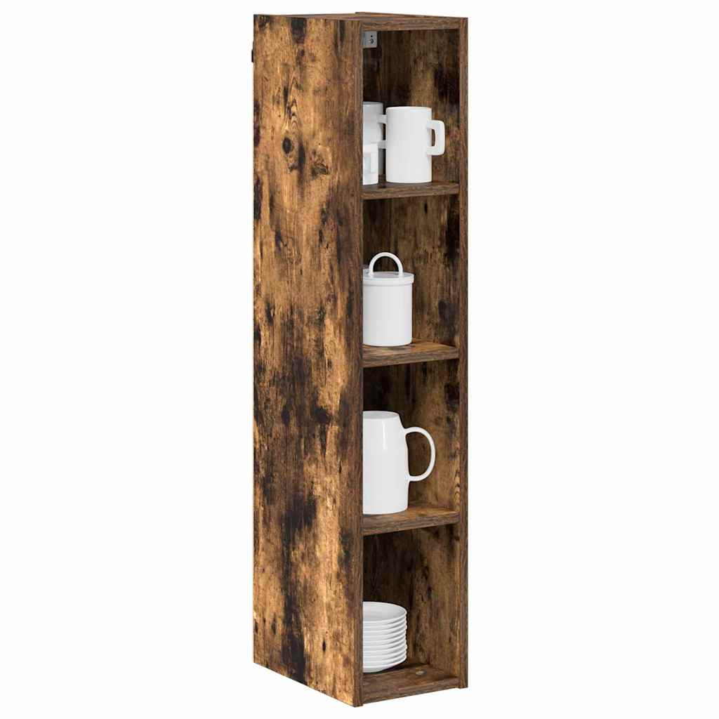 vidaXL Hängeschrank Geräucherte Eiche 20 x 29,5 x 100 cm Holzwerkstoff