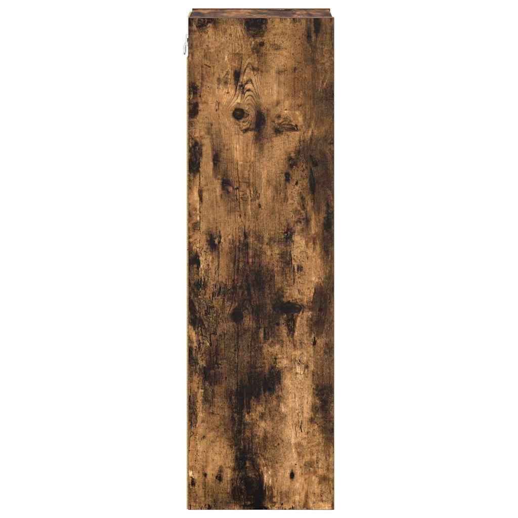 vidaXL Hängeschrank Geräucherte Eiche 20 x 29,5 x 100 cm Holzwerkstoff