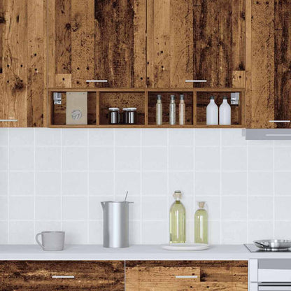 vidaXL Hängeschrank Altholz 20 x 29,5 x 100 cm Holzwerkstoff