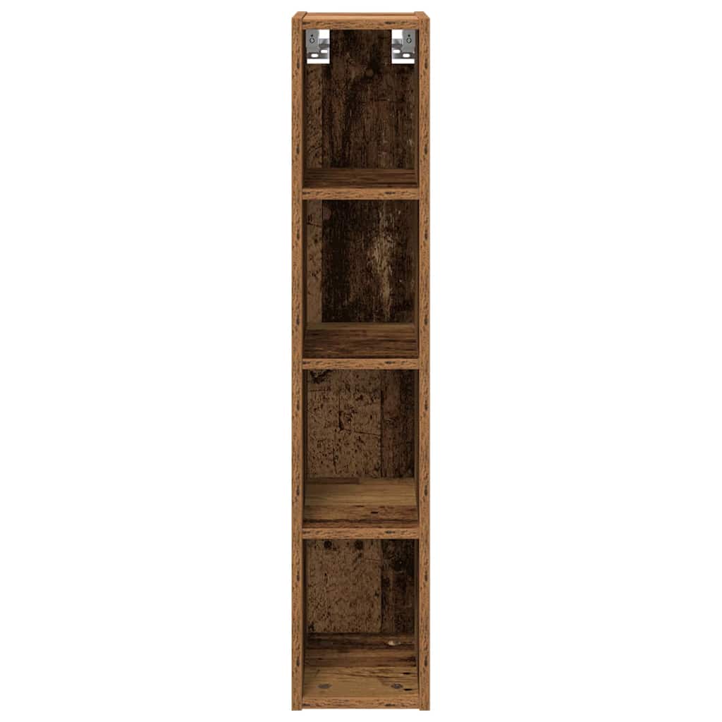 vidaXL Hängeschrank Altholz 20 x 29,5 x 100 cm Holzwerkstoff