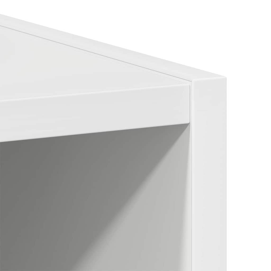 vidaXL Hängeschrank mit Speicher Weiß 30 x 29,5 x 100 cm Holzwerkstoff