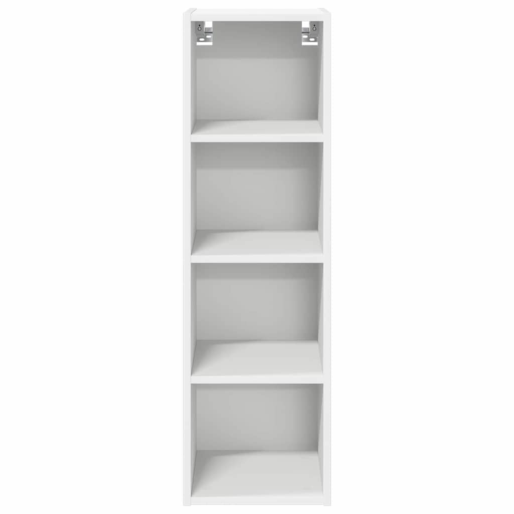 vidaXL Hängeschrank mit Speicher Weiß 30 x 29,5 x 100 cm Holzwerkstoff