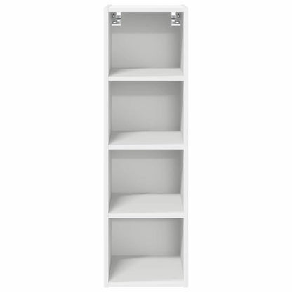 vidaXL Hängeschrank mit Speicher Weiß 30 x 29,5 x 100 cm Holzwerkstoff