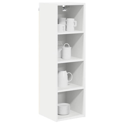 vidaXL Hängeschrank mit Speicher Weiß 30 x 29,5 x 100 cm Holzwerkstoff