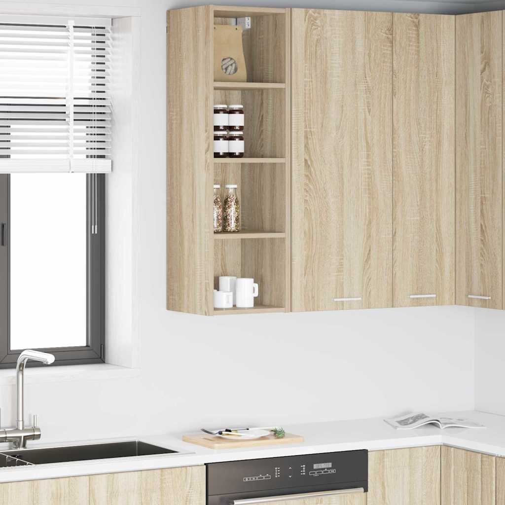 vidaXL Hängeschrank Sonoma-Eiche 30 x 29,5 x 100 cm Holzwerkstoff