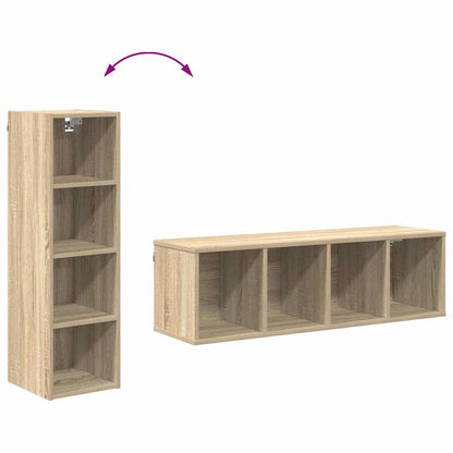 vidaXL Hängeschrank Sonoma-Eiche 30 x 29,5 x 100 cm Holzwerkstoff