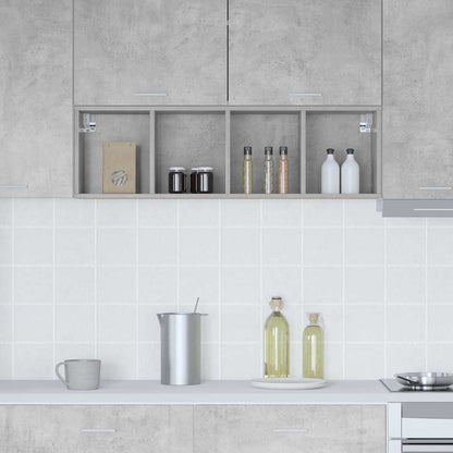 vidaXL Hängeschrank Beton Grau 30 x 29,5 x 100 cm Holzwerkstoff