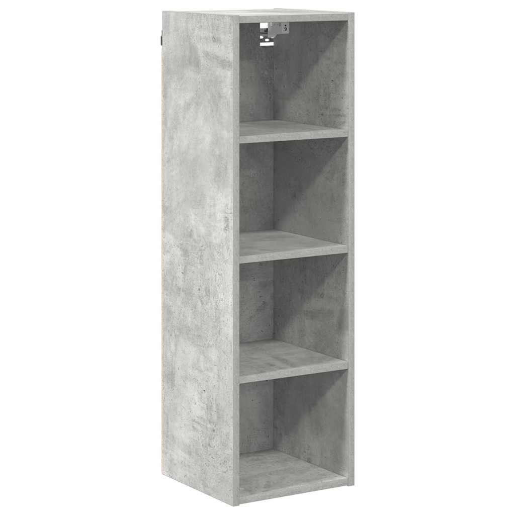 vidaXL Hängeschrank Beton Grau 30 x 29,5 x 100 cm Holzwerkstoff