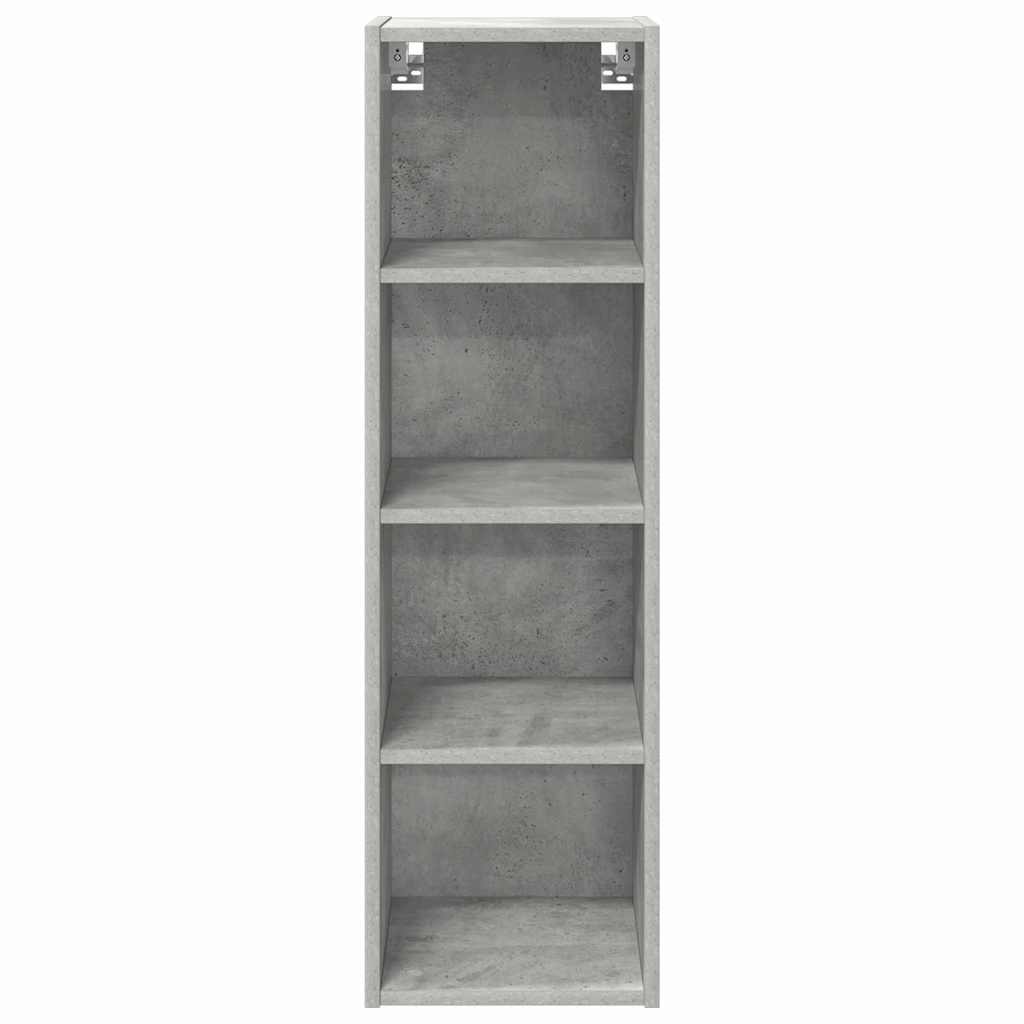 vidaXL Hängeschrank Beton Grau 30 x 29,5 x 100 cm Holzwerkstoff